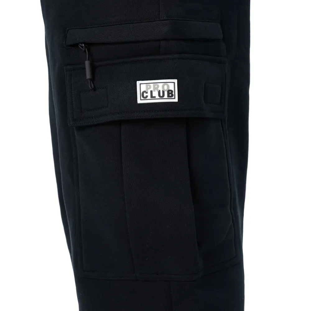 Pro Club Men's Heavyweight Basic Open Leg Cargo Sweatpant