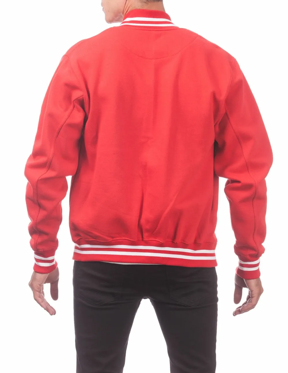 Pro Club Men's Varsity Fleece Baseball Jacket