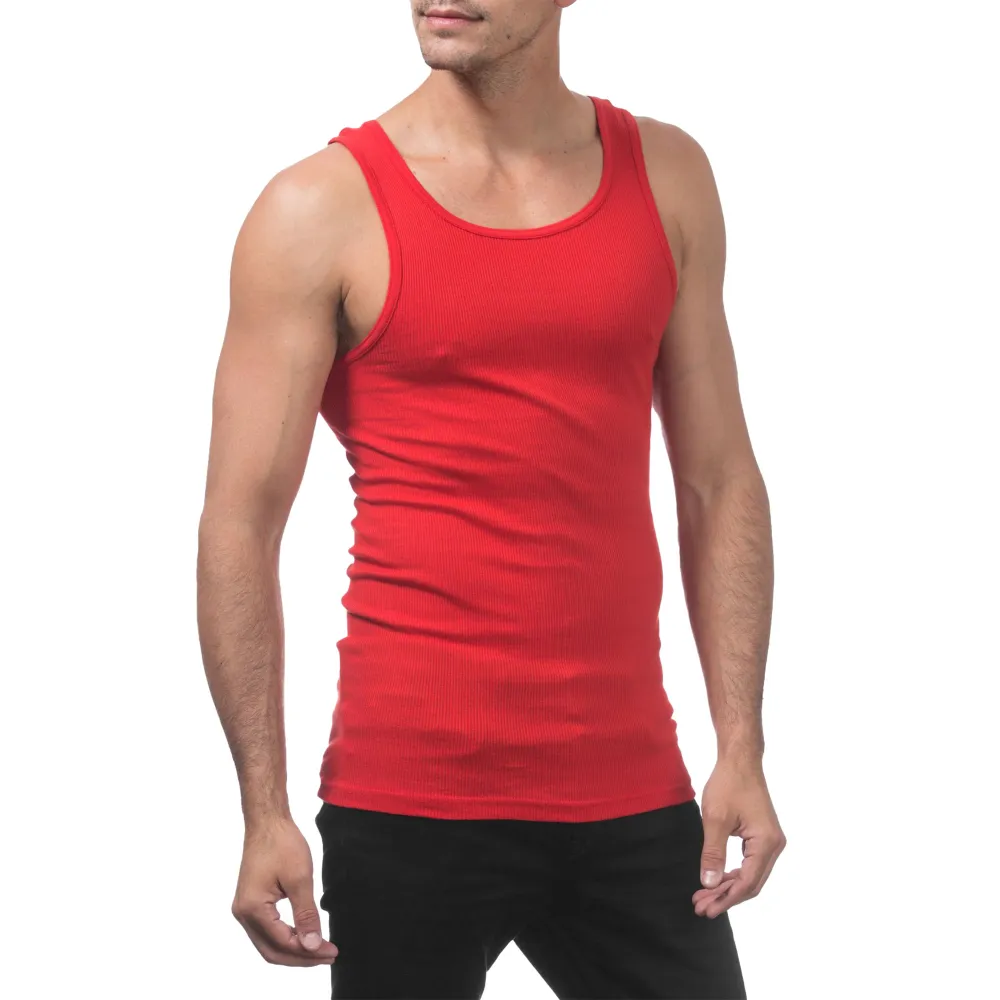 Pro Club Men's Premium Ringspun Cotton Ribbed A-Shirt