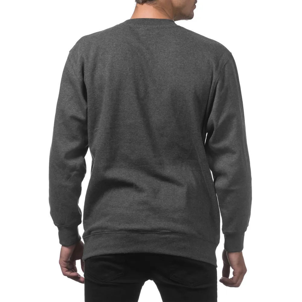 Pro Club Men's Heavyweight 13oz Crew Neck Fleece Pullover Sweatshirt