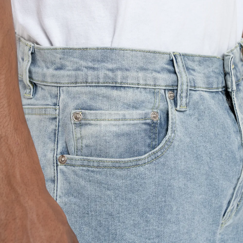 Pro Club Men's Heavyweight Barrel Leg Denim Pant