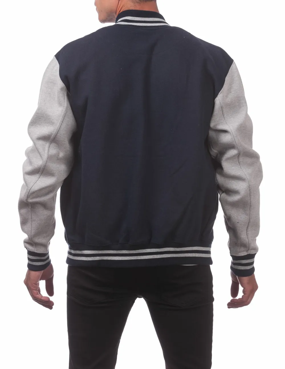 Pro Club Men's Varsity Fleece Baseball Jacket