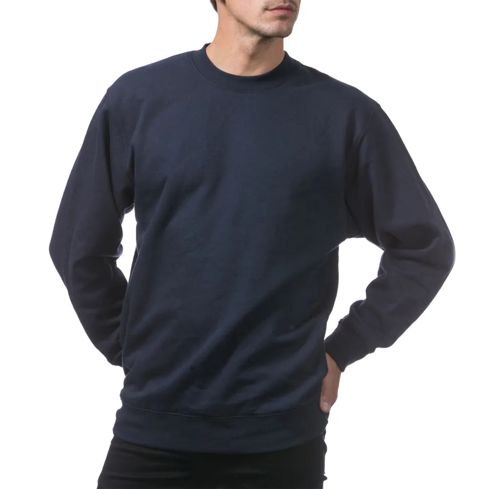 Pro Club Men's Heavyweight 13oz Crew Neck Fleece Pullover Sweatshirt