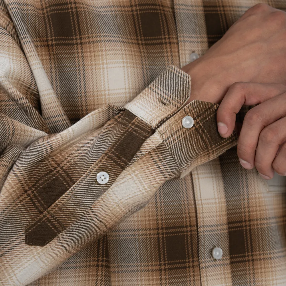 Pro Club Men's Heavywide Ombre Flannel Shirt