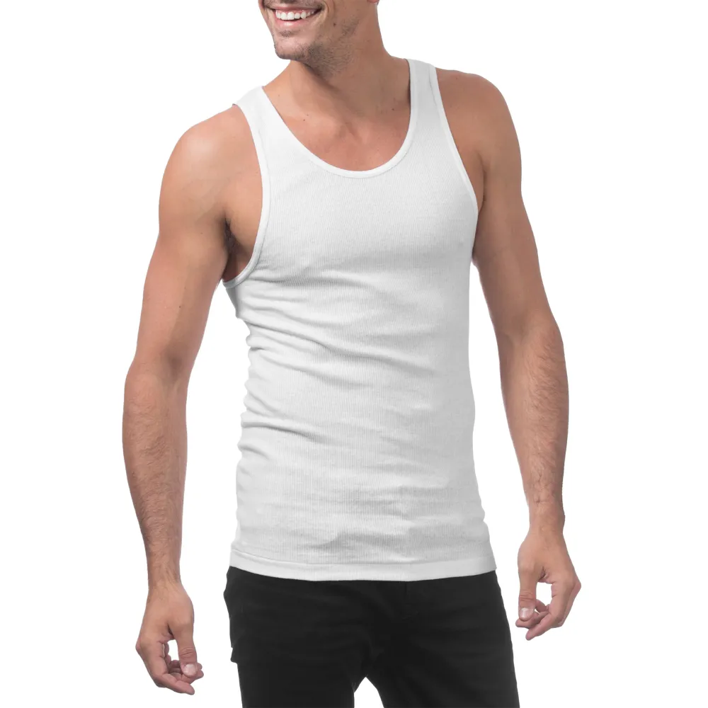 Pro Club Men's Premium Ringspun Cotton Ribbed A-Shirt