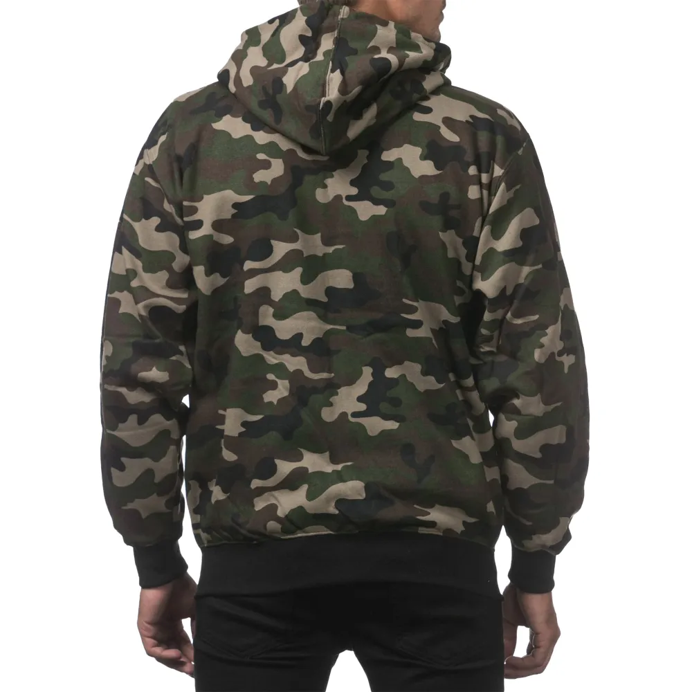 Pro Club Men's Heavyweight Full Zip Fleece Hoodie