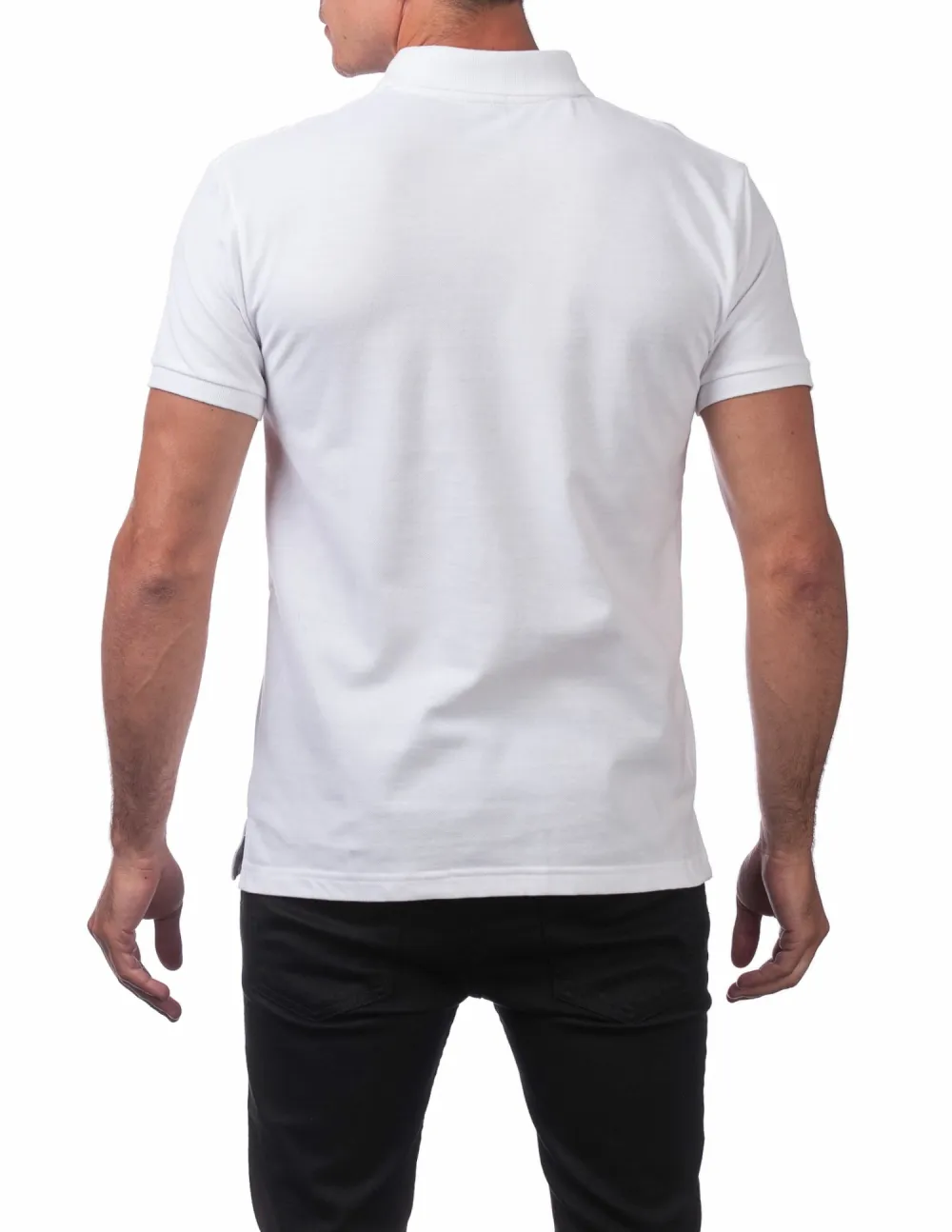 Pro Club Men's Pique Polo Cotton Short Sleeve Shirt