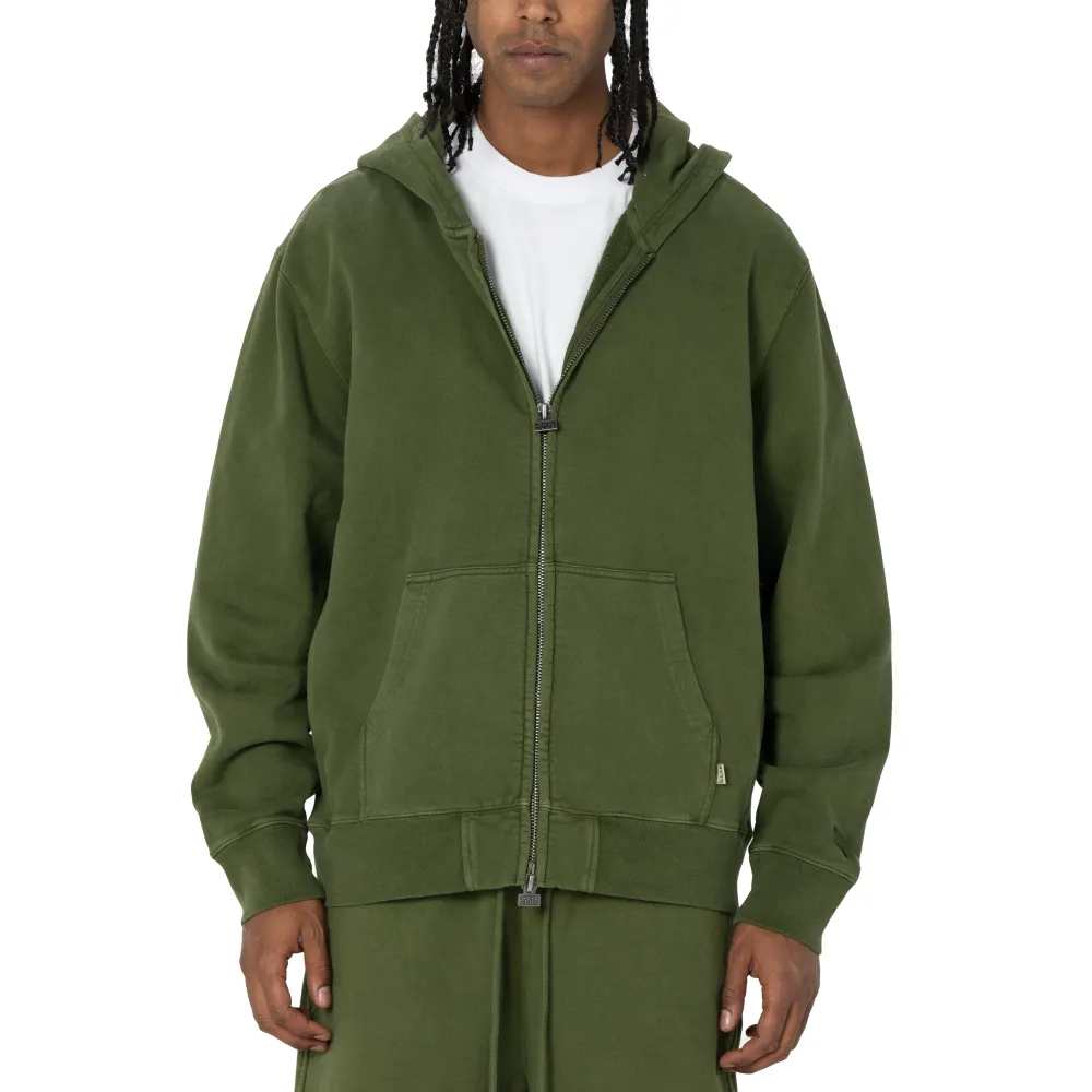 Pro Club Men's Heavyweight Vintage Wash Zip-Up