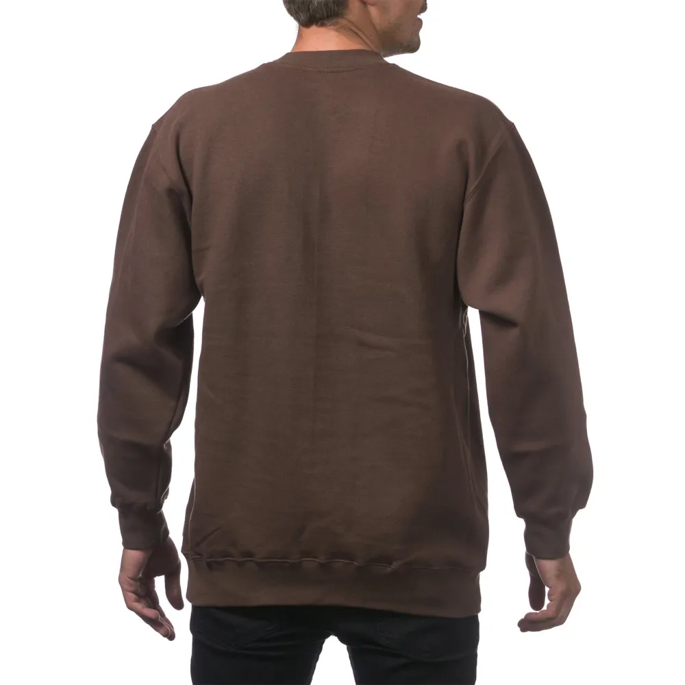 Pro Club Men's Heavyweight 13oz Crew Neck Fleece Pullover Sweatshirt