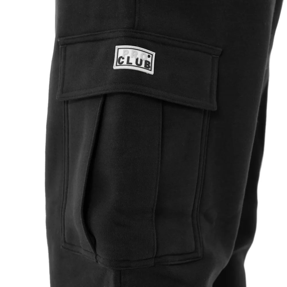 Pro Club Men's Heavyweight Tapered Fleece Cargo Sweatpant